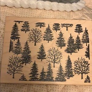 New Oversized Northwoods Rubber Stamp.